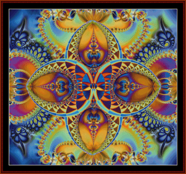 Fractal 29 pdf cross stitch pattern