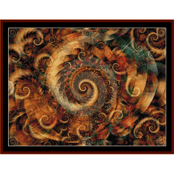 Fractal 301 pdf cross stitch pattern