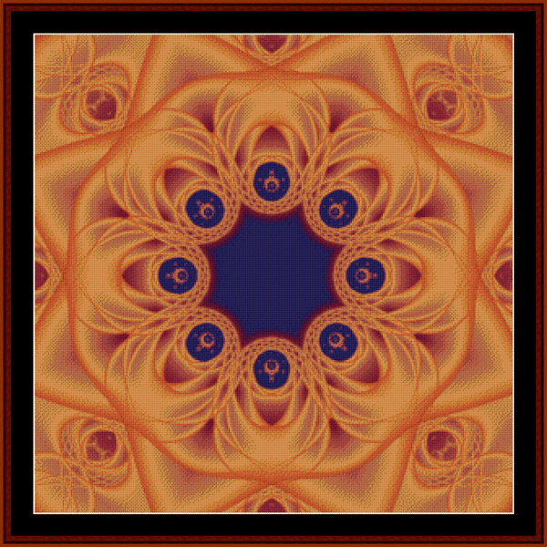 Fractal 313 cross stitch pattern