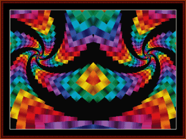 Fractal 323 pdf cross stitch pattern