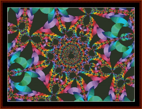 Fractal 325 cross stitch pattern