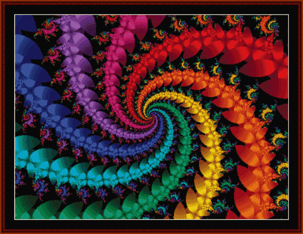 Fractal 332 pdf cross stitch pattern