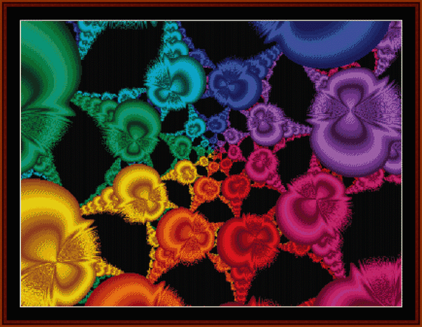Fractal 339 pdf cross stitch pattern