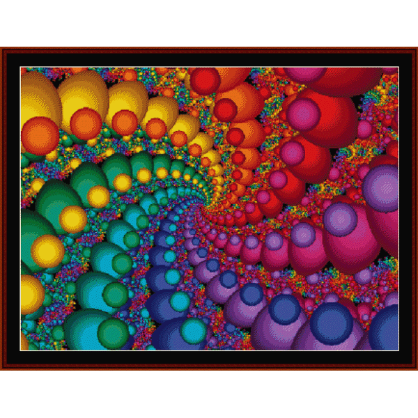 Fractal 348 pdf cross stitch pattern