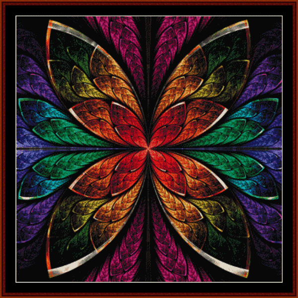 Fractal 396 pdf cross stitch pattern