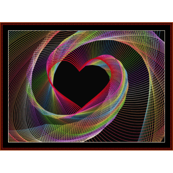 Fractal 397 pdf cross stitch pattern