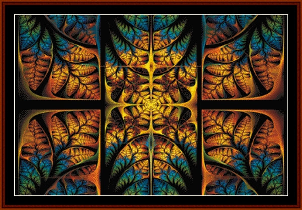 Fractal 398 cross stitch pattern
