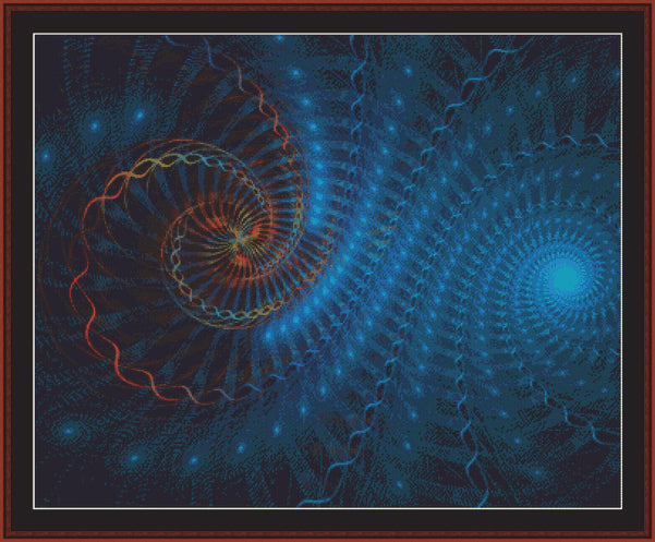 Fractal 411 pdf cross stitch pattern