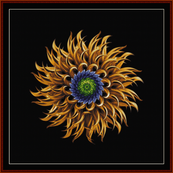 Fractal 415 pdf cross stitch pattern