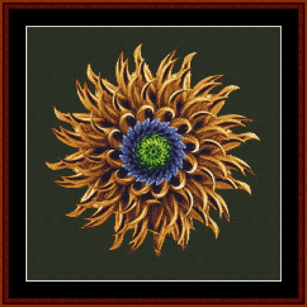 Fractal 415 (Small) pdf cross stitch pattern