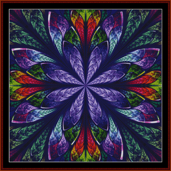 Fractal 448 pdf cross stitch pattern