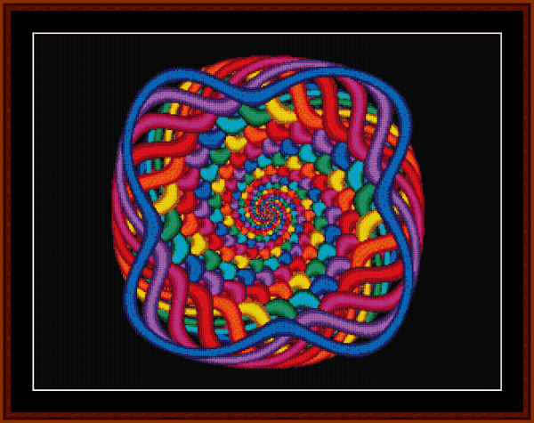 Fractal 494 pdf cross stitch pattern