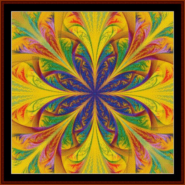 Fractal 496 pdf cross stitch pattern