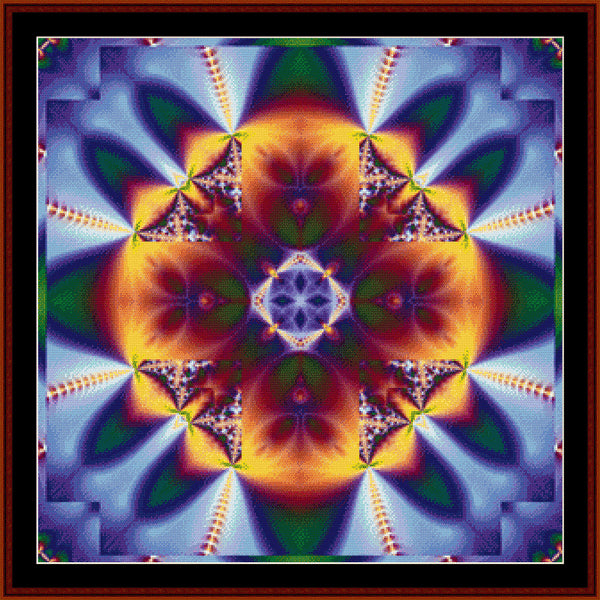 Fractal 50 cross stitch pattern