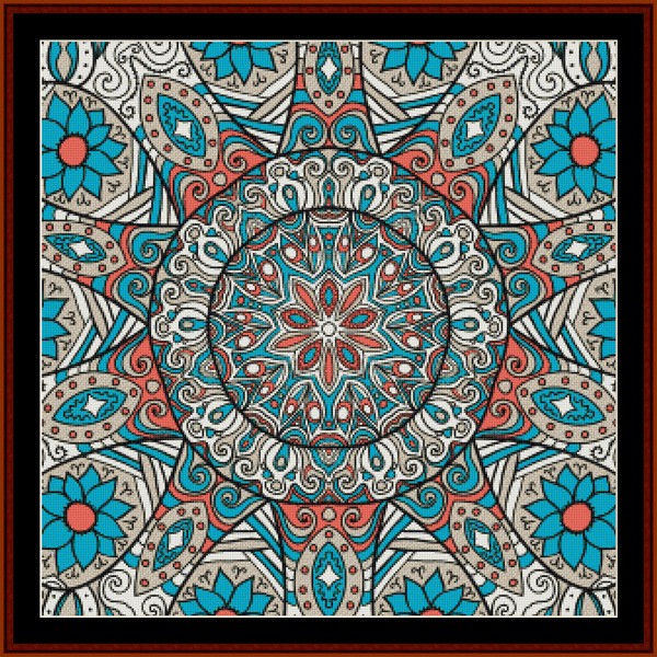 Fractal 505 pdf cross stitch pattern