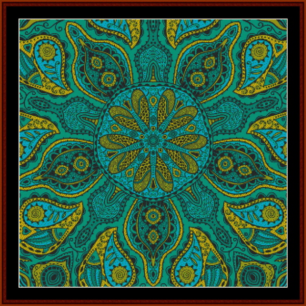 Fractal 516 pdf cross stitch pattern