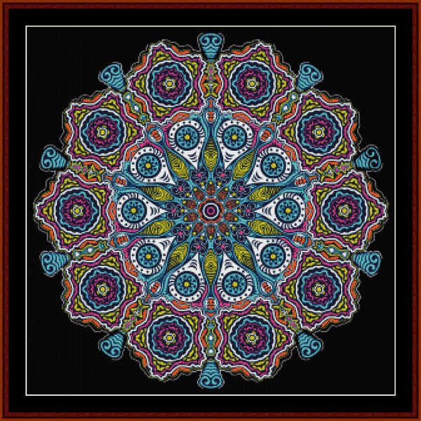 Fractal 538 cross stitch pattern
