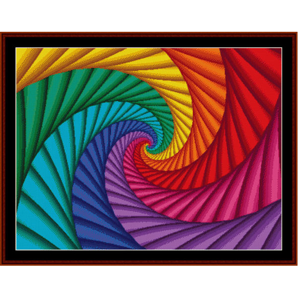 Fractal 54 pdf cross stitch pattern