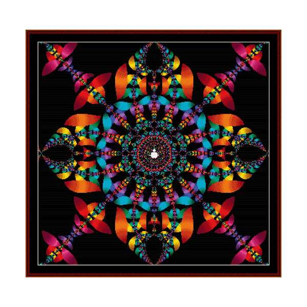 Fractal 55 cross stitch pattern