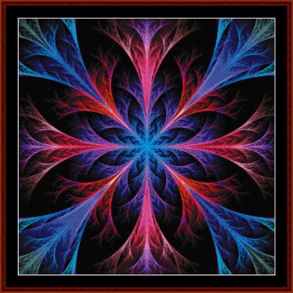 Fractal 550 pdf cross stitch pattern