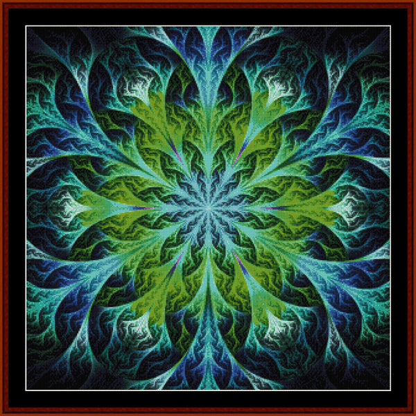 Fractal 555 pdf cross stitch pattern