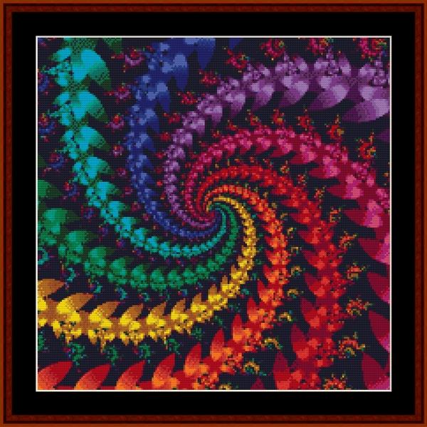 Fractal 57 (Small) cross stitch pattern