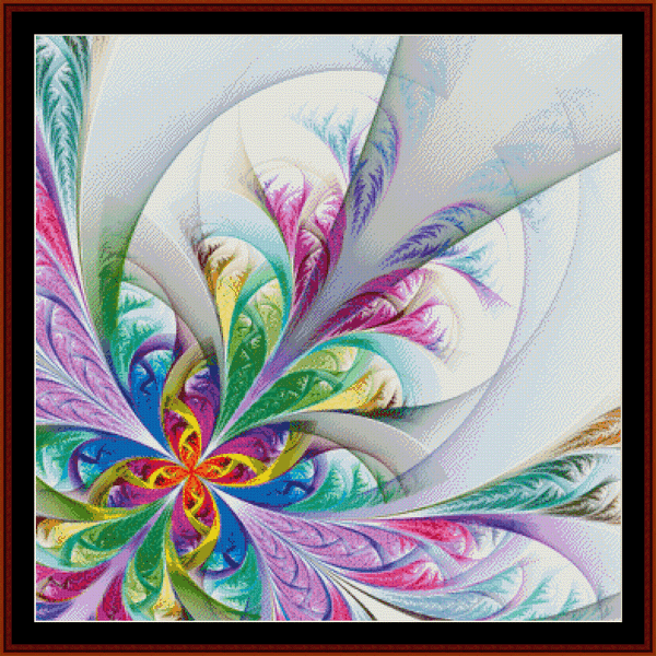 Fractal 585 pdf cross stitch pattern