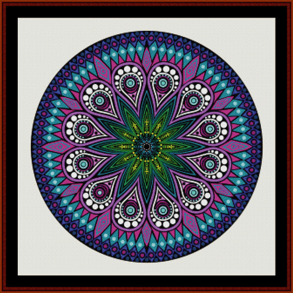 Fractal 587 pdf cross stitch pattern