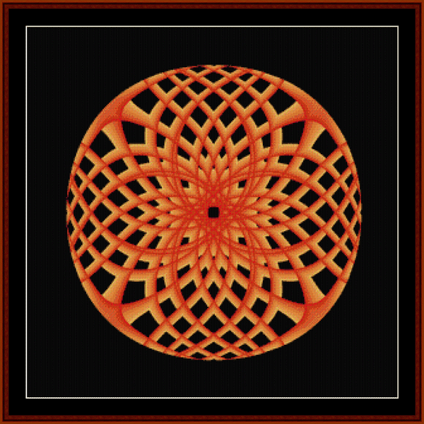 Fractal 601 cross stitch pattern