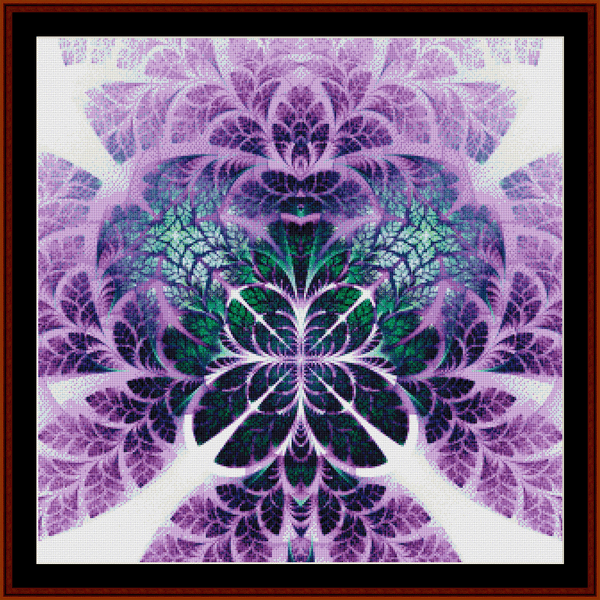 Fractal 624 cross stitch pattern