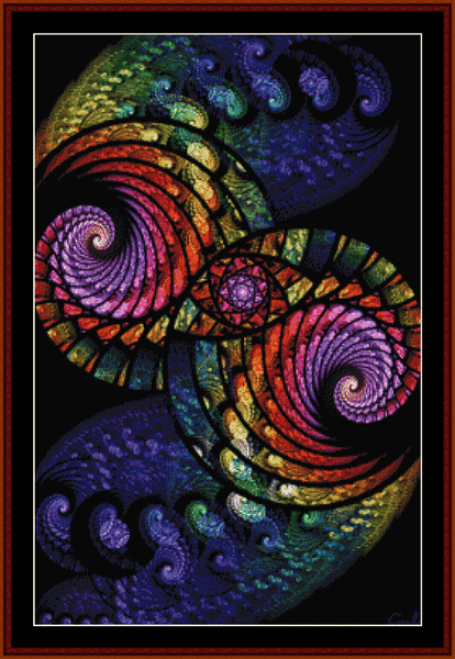 Fractal 626 pdf cross stitch pattern