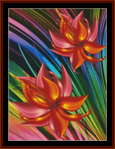 Fractal 628 pdf cross stitch pattern