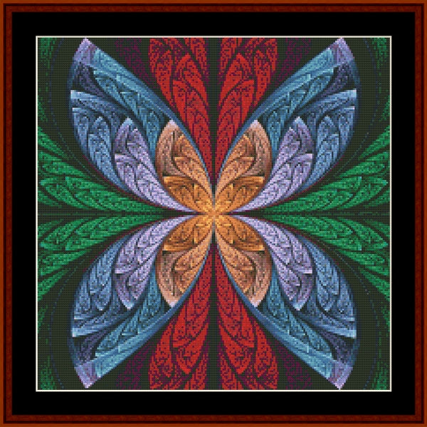 Fractal 643 (Small) cross stitch pattern