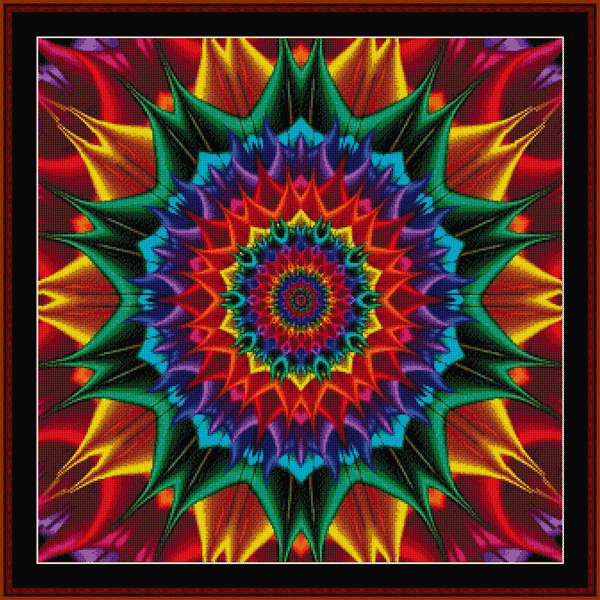 Fractal 644 pdf cross stitch pattern