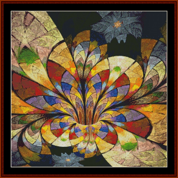 Fractal 650 pdf cross stitch pattern