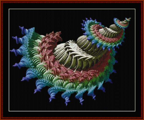 Fractal 654 pdf cross stitch pattern