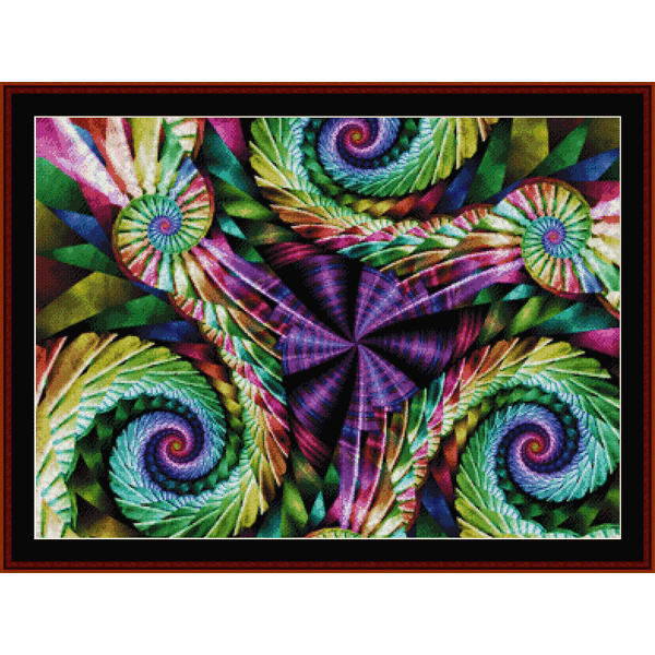 Fractal 655 pdf cross stitch pattern