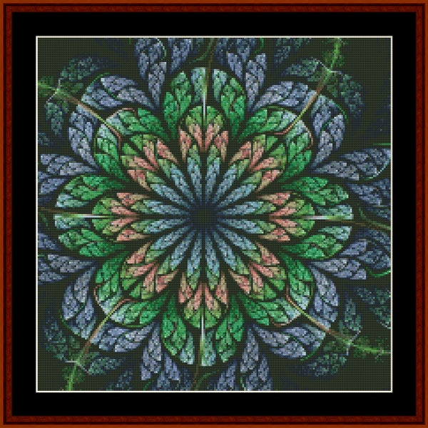 Fractal 660 (Small) cross stitch pattern
