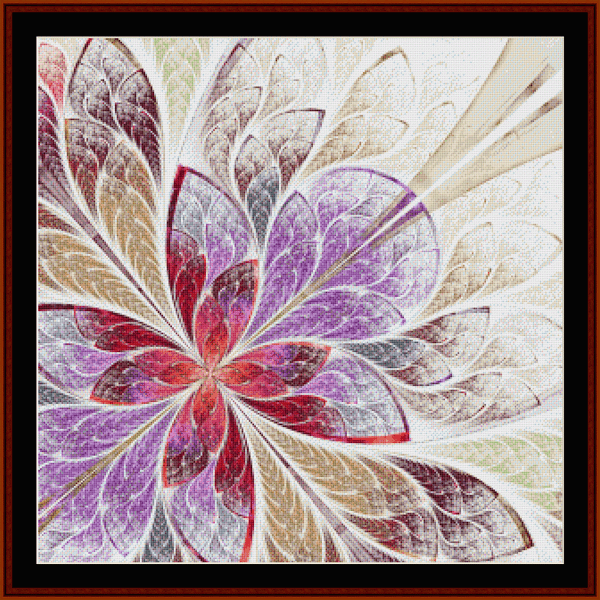 Fractal 663 pdf cross stitch pattern
