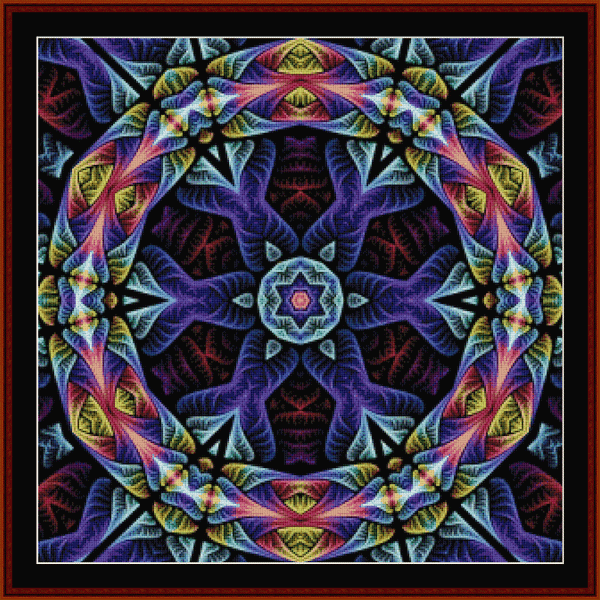 Fractal 665 pdf cross stitch pattern