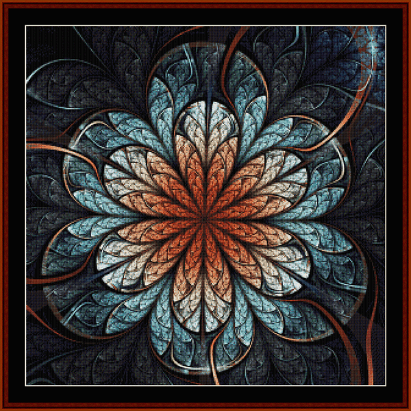 Fractal 677 pdf cross stitch pattern