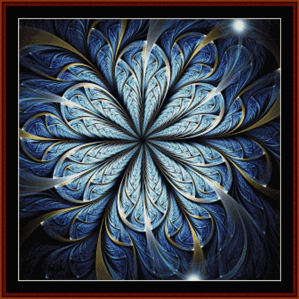 Fractal 679 pdf counted cross stitch pattern