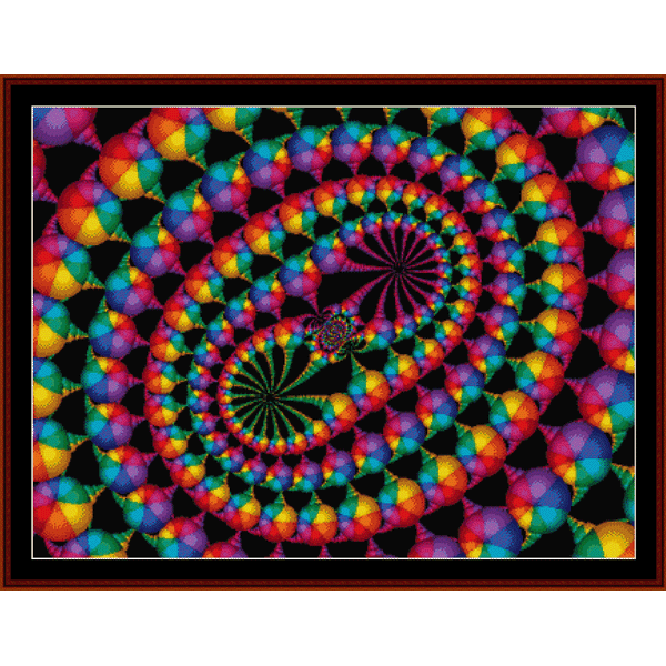 Fractal 68 pdf cross stitch pattern