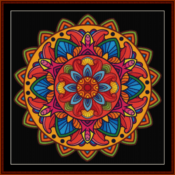 Fractal 691 pdf cross stitch pattern