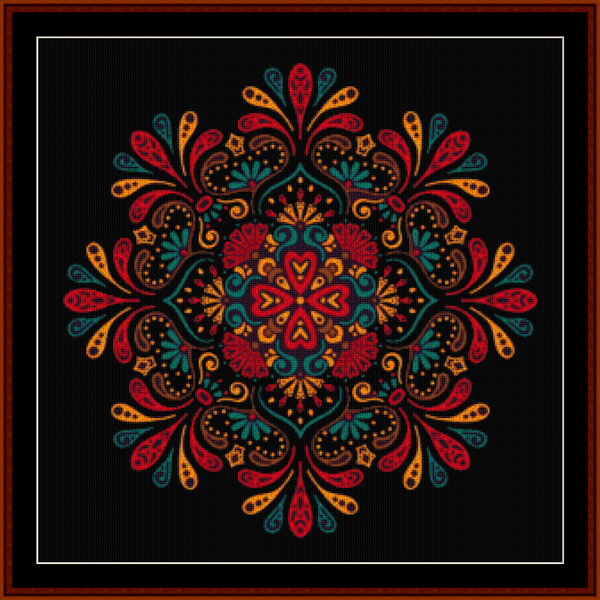 Fractal 692 cross stitch pattern