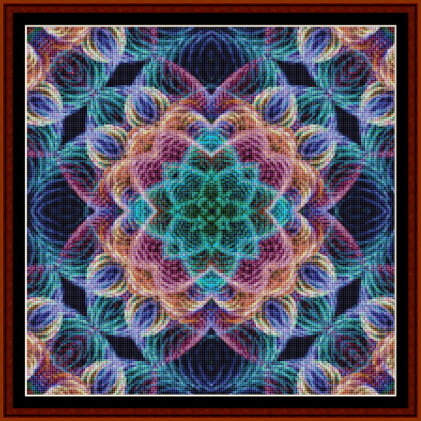 Fractal 700 (small) cross stitch pattern