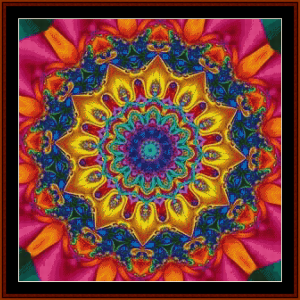 Fractal 711 pdf cross stitch pattern