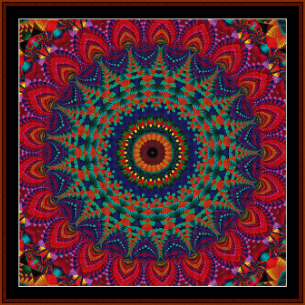Fractal 720 pdf cross stitch pattern