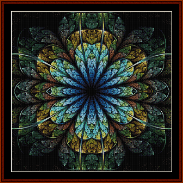 Fractal 721 pdf cross stitch pattern
