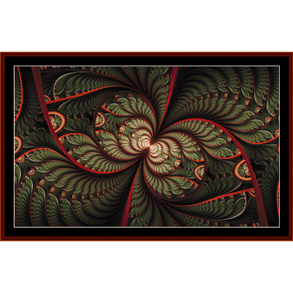 Fractal 722 pdf cross stitch pattern